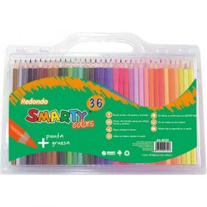 COLORES SMARTY REDONDO LARGOS 36 PIEZAS