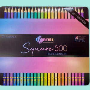 COLORES TRYME TRIANGULAR SQUARE 500 PASTEL 24 PZAS