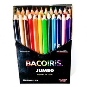 COLORES BACO TRIANGULAR BACOIRIS JUMBO 24 PZAS